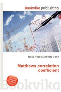 Matthews Correlation Coefficient