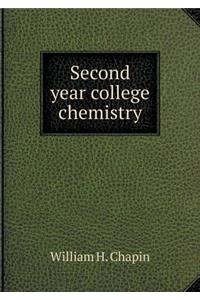 Second Year College Chemistry