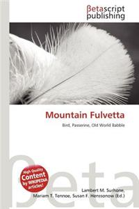Mountain Fulvetta