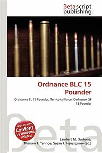 Ordnance Blc 15 Pounder