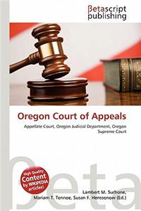 Oregon Court of Appeals