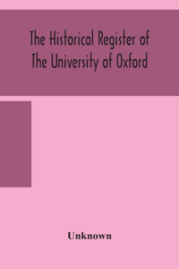 historical register of the University of Oxford