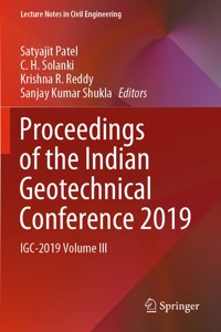 Proceedings of the Indian Geotechnical Conference 2019