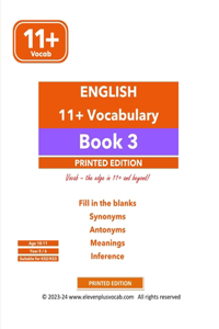 English 11+ Vocabulary - Book 3