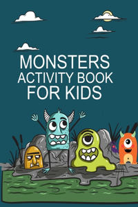Monsters Activity Book For Kids