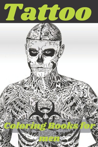 Tattoo Coloring Books for men