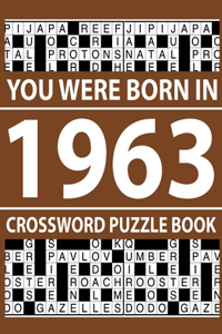 Crossword Puzzle Book-You Were Born In 1963