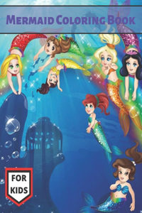 Mermaid Coloring Book For Kids