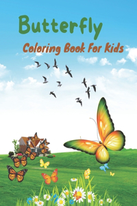 Butterfly Coloring Book For Kids