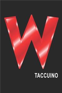 W Taccuino