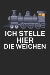 Ich stelle hier die Weichen