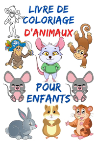 Livre de coloriage d'animaux pour enfants