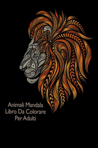 Animali Mandala Libro Da Colorare Per Adulti