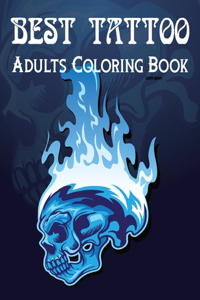 Best Tattoo Adults Coloring Book