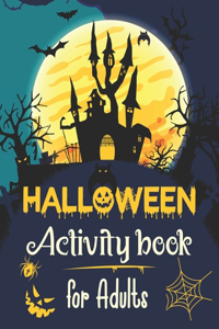 Halloween Activity Book For Adults