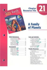 Holt Science & Technology Earth Science Chapter 21 Resource File: A Family of Planets