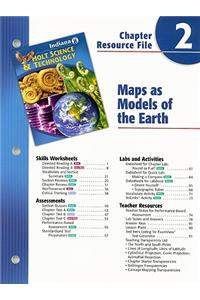 Indiana Holt Science & Technology Chapter 2 Resource File: Maps as Models of the Earth: Grade 8