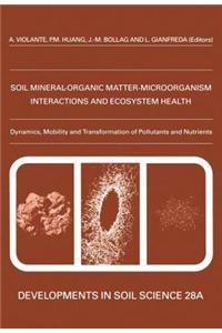 Dynamics, Mobility and Transformation of Pollutants and Nutrients