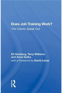 Does Job Training Work?