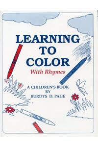 Learning to Color with Rhymes