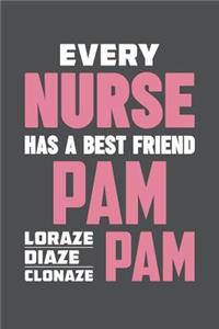 Every Nurse Has A Best Friend Pam Lorazepam Diazepam Clonazepam