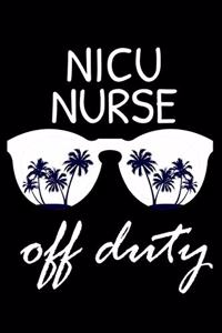 NICU Nurse Off Duty