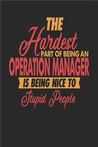 The Hardest Part Of Being An Operation Manager Is Being Nice To Stupid People