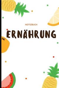 Ernährungs Notizbuch