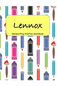 Lennox - Handwriting Practice Workbook