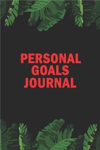 Personal Goals Journal