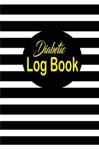 Diabetic Log Book: funny and cute blood sugar diabetes logbook Notebook, Diary, planner, Gift for daughter, son, boyfriend, girlfriend, men, women, wife and husband