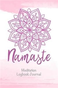 Namaste Meditation Logbook Journal
