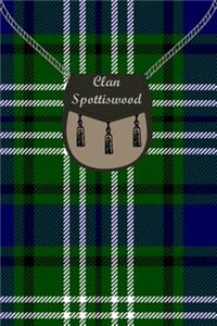 Clan Spottiswood Tartan Journal/Notebook