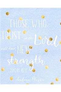 Academic Planner ISAIAH 40