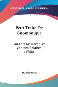 Petit Traite de Gnomonique