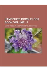 Hampshire Down Flock Book Volume 17