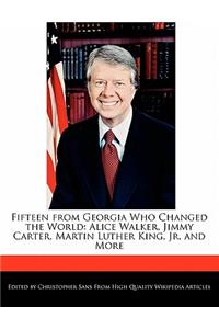 Fifteen from Georgia Who Changed the World