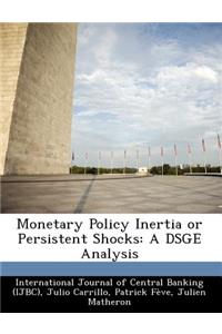 Monetary Policy Inertia or Persistent Shocks