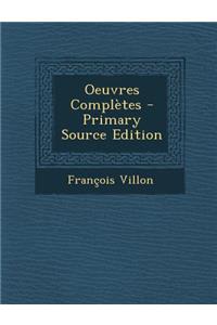 Oeuvres Completes