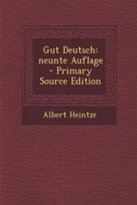 Gut Deutsch