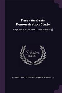 Fares Analysis Demonstration Study