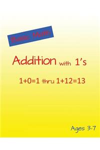Basic Math Addition with 1's