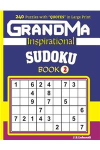 Grandma Inspirational Sudoku Book