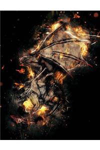 Dragon, Dragon, Burning Brightly Hex-Map Sketchbook