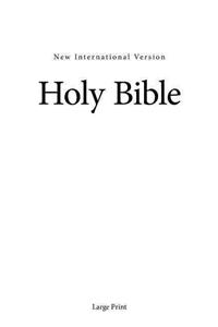 NIV Holy Bible, Large Print