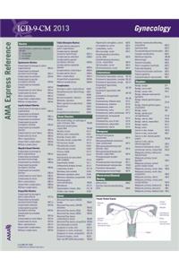 ICD-9-CM 2013 Express Reference Coding Card Gynecology