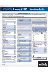 ICD-10-CM 2018 Snapshot Coding Cards: Hematology/Oncology