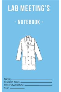 Lab Meeting's - Notebook -