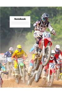 Motorcross Race Notebook