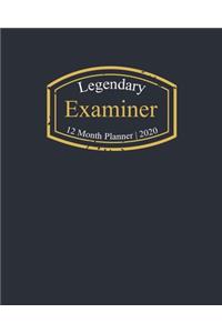 Legendary Examiner, 12 Month Planner 2020